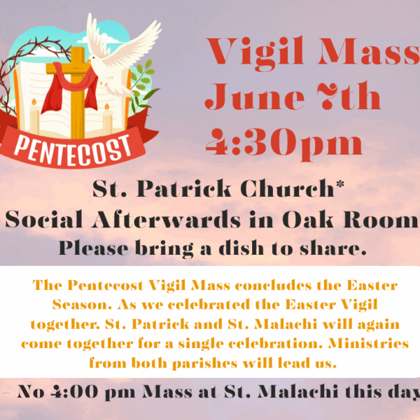 Special Pentecost Vigil Mass